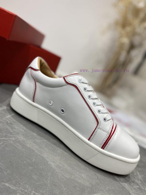 ╔ Low cut thick bottom white red stripe light version ╗️Top level customized version𝑪𝒉𝒓𝒊𝒔𝒕𝒊𝒂gtam4ehf - Image 6