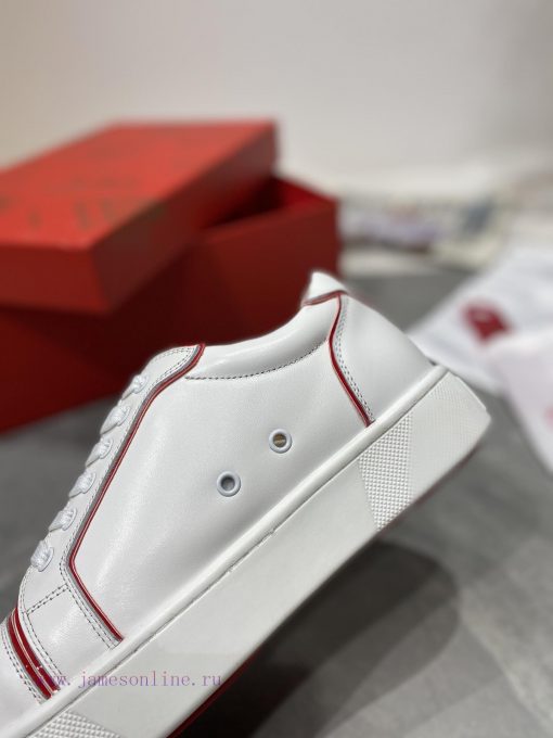 ╔ Low cut thick bottom white red stripe light version ╗️Top level customized version𝑪𝒉𝒓𝒊𝒔𝒕𝒊𝒂gtam4ehf - Image 10