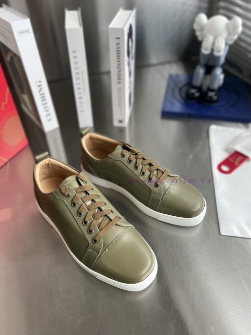 ╔ Low cut light version military green cowhide model ╗️Top level customized version𝑪𝒉𝒓𝒊𝒔𝒕𝒊𝒂𝒏smr78evb - Image 4