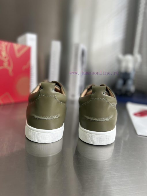 ╔ Low cut light version military green cowhide model ╗️Top level customized version𝑪𝒉𝒓𝒊𝒔𝒕𝒊𝒂𝒏smr78evb - Image 9