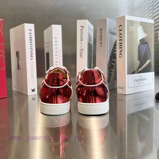 ╔ Low cut mirror red light version ╗️Top level customized version𝑪𝒉𝒓𝒊𝒔𝒕𝒊𝒂𝒏 𝑳𝒐𝒖𝒃𝒐𝒖𝒕𝒊𝒏Whether oakofimb - Image 9