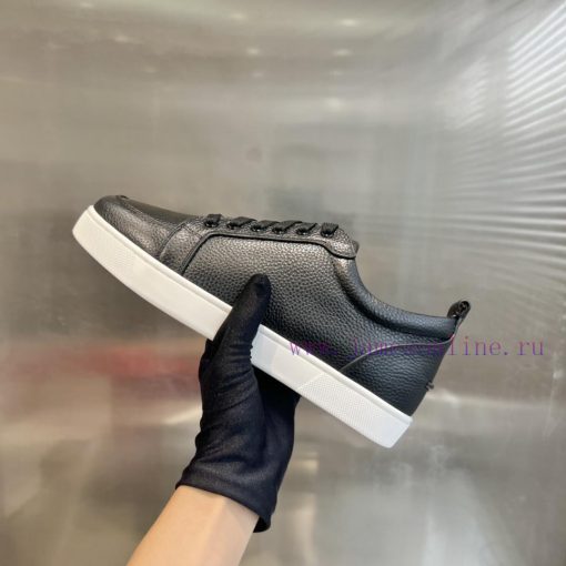 ╔ Low cut black lychee patterned glossy version ╗️Top level customized version𝑪𝒉𝒓𝒊𝒔𝒕𝒊𝒂𝒏 𝑳𝒐𝒖𝒃e8dw6fu1 - Image 5
