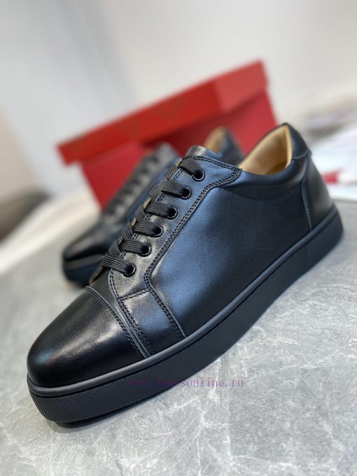 ╔ Low cut black cowhide glossy version ╗️Top level customized version𝑪𝒉𝒓𝒊𝒔𝒕𝒊𝒂𝒏 𝑳𝒐𝒖𝒃𝒐𝒖𝒕𝒊𝒏Whetvd45feam - Image 5