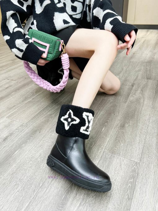 p. Classic Lv snow boots are made of handmade patchwork fabric, and each pair of shoes consukgqv9yq8 - Image 6