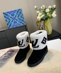 p. Classic Lv snow boots are made of handmade patchwork fabric, and each pair of shoes consunicrk7ut