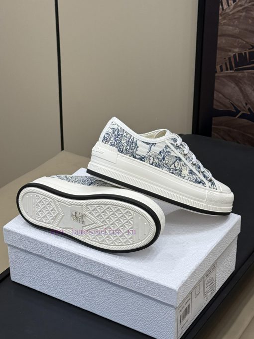 Dior inserts new colorsDior 25 Spring/Summer Thick soled Embroidered SneakersThe thickened szezqsj4d - Image 10