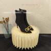 Long boots and short boots 450𝑽𝒂𝒍𝒆𝒏𝒕𝒊𝒏𝒐ValentinoSharp metal buckle bootsFabric calf leatherLtgz1u1gk