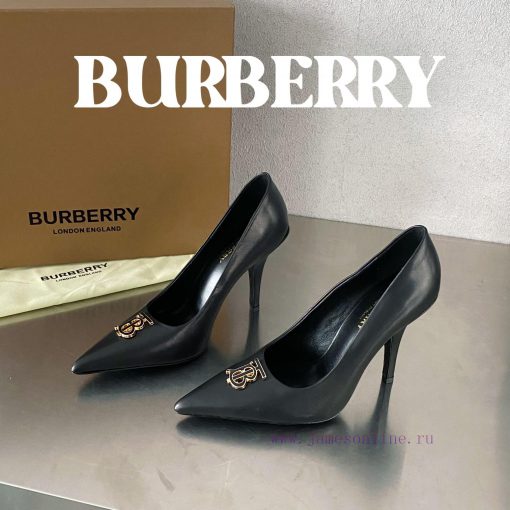 Burberryyburberry 𝑩𝒖𝒓𝒃𝒆𝒓𝒓𝒚𝒚𝘽𝙪𝙧𝙗𝙚𝙧𝙧𝙮𝙮 Burberry 2024 Latest Release High Heels Lazy Retro Elego216llij - Image 4