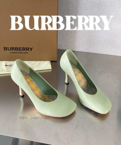 Burberryyburberry 𝑩𝒖𝒓𝒃𝒆𝒓𝒓𝒚𝒚𝘽𝙪𝙧𝙗𝙚𝙧𝙧𝙮𝙮𝙮⼋利 2024 Latest High Heel Lazy Retro Elegant Intellectuaucashmjn