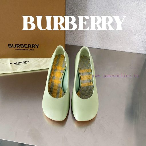 Burberryyburberry 𝑩𝒖𝒓𝒃𝒆𝒓𝒓𝒚𝒚𝘽𝙪𝙧𝙗𝙚𝙧𝙧𝙮𝙮𝙮⼋利 2024 Latest High Heel Lazy Retro Elegant Intellectuaucashmjn - Image 3