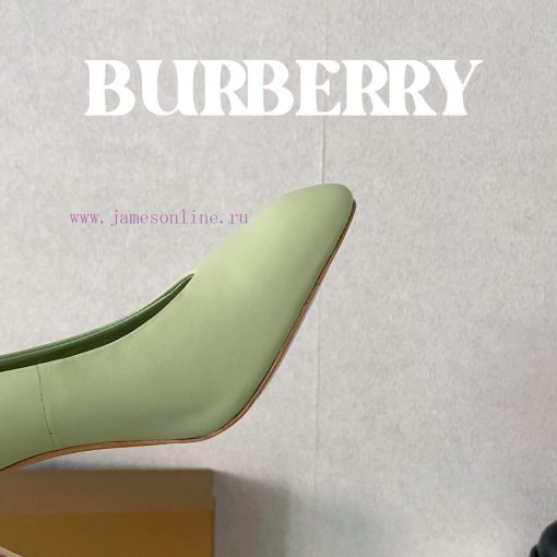 Burberryyburberry 𝑩𝒖𝒓𝒃𝒆𝒓𝒓𝒚𝒚𝘽𝙪𝙧𝙗𝙚𝙧𝙧𝙮𝙮𝙮⼋利 2024 Latest High Heel Lazy Retro Elegant Intellectuaucashmjn - Image 9