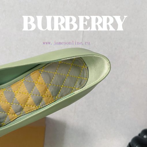 Burberryyburberry 𝑩𝒖𝒓𝒃𝒆𝒓𝒓𝒚𝒚𝘽𝙪𝙧𝙗𝙚𝙧𝙧𝙮𝙮𝙮⼋利 2024 Latest High Heel Lazy Retro Elegant Intellectuaucashmjn - Image 10
