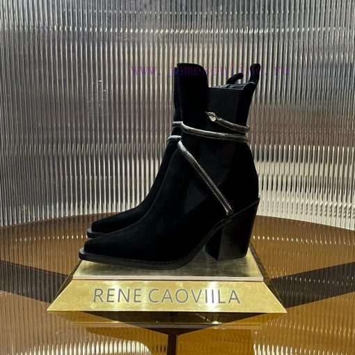 R ᴇɴᴇ C ᴀᴏᴠ ɪʟʟᴀ | 2024 snake shaped autumn and winter explosive elastic short boots, high hbp6vubhr - Image 3
