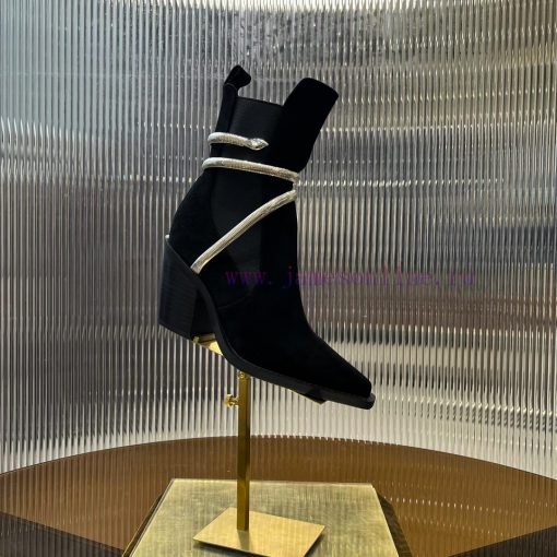 R ᴇɴᴇ C ᴀᴏᴠ ɪʟʟᴀ | 2024 snake shaped autumn and winter explosive elastic short boots, high hz45p3afk - Image 8