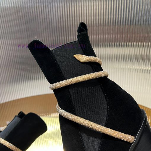 R ᴇɴᴇ C ᴀᴏᴠ ɪʟʟᴀ | 2024 snake shaped autumn and winter explosive elastic short boots, high hrj1maxdu - Image 9