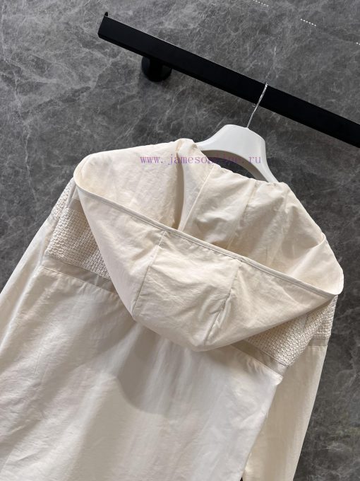 ZW61073 Moncler 25Ss Spring/Summer New Clisson Lace Hollow Fashion Splicing Coat 丨 YB Developed g5ildz8h - Image 6