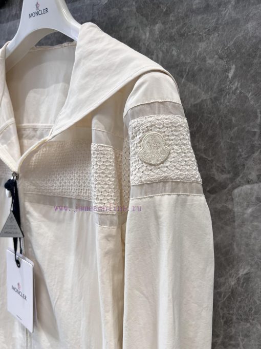 ZW61073 Moncler 25Ss Spring/Summer New Clisson Lace Hollow Fashion Splicing Coat 丨 YB Developed g5ildz8h - Image 8