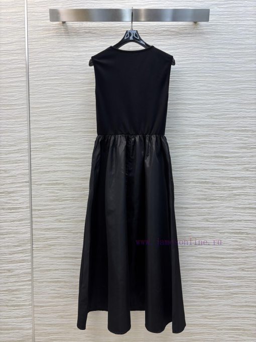 CL77529 Prada 25 Spring/Summer Triangular Sports Tank Top Splicing Dress Long Skirt A Tank Top zv6meg01 - Image 9