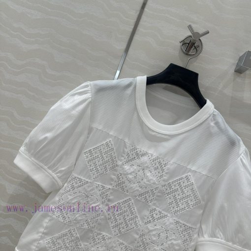 🤞 AT77539 Coco Chanel Girls' French Court Style Short Sleeved Top Is A Hard To Find Hot Item Wi 1wdoyrny - Image 3