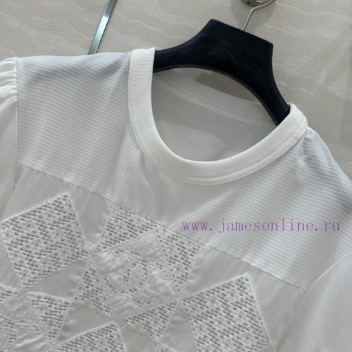 🤞 AT77539 Coco Chanel Girls' French Court Style Short Sleeved Top Is A Hard To Find Hot Item Wi 1wdoyrny - Image 4