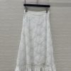 AB77551 Miss Dior French Lace Long Half Skirt With Eyelash Positioning Lace Lace Heavy Industry ideky8ju