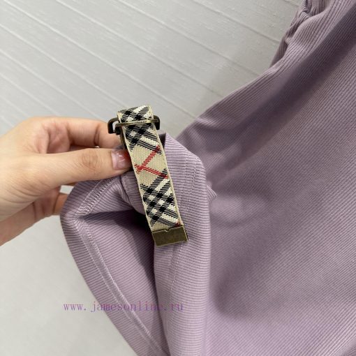 BT77563 Burberry 25 Spring/Summer New Product Long Term Fashionable Single Character Pattern Dr b3u1d382 - Image 6