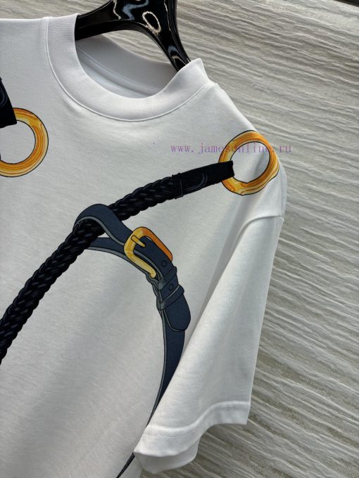 CT77559 Her Home 25 New Item Chain Print Round Neck T-shirt Customized With 100% Pure Cotton Fa 5tq90tfy - Image 6