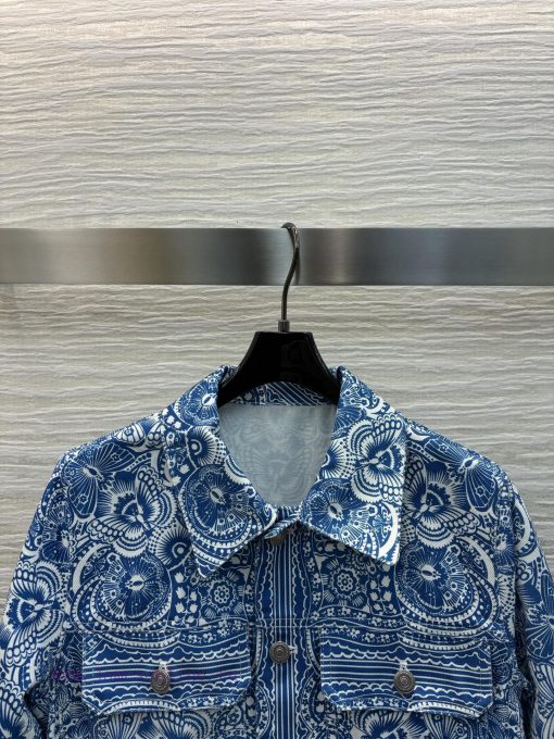 CW77576 Dior 25 Early Spring Butterfly Paisley Bee Pattern Series Example Blue And White Porcel te79q9iv - Image 3