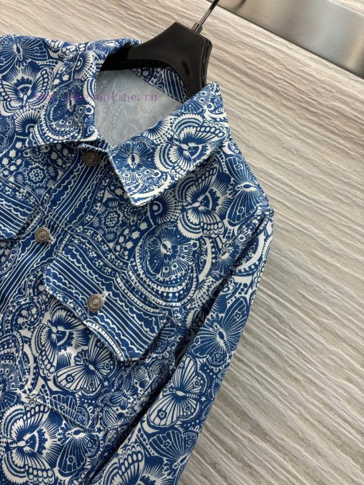 CW77576 Dior 25 Early Spring Butterfly Paisley Bee Pattern Series Example Blue And White Porcel te79q9iv - Image 5