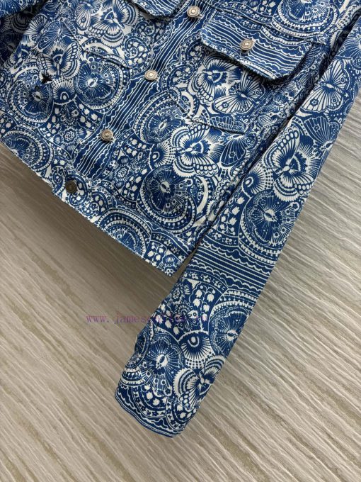 CW77576 Dior 25 Early Spring Butterfly Paisley Bee Pattern Series Example Blue And White Porcel te79q9iv - Image 7