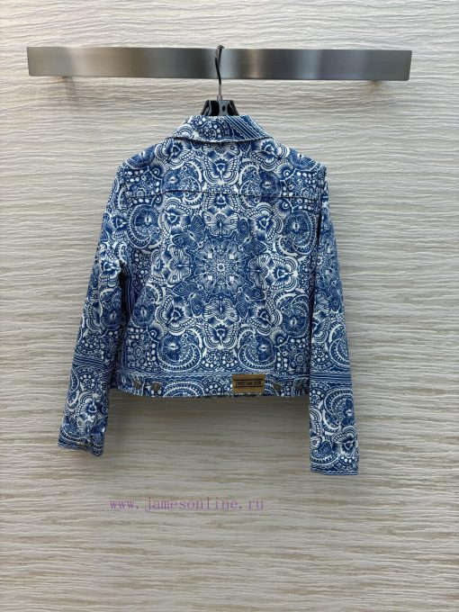 CW77576 Dior 25 Early Spring Butterfly Paisley Bee Pattern Series Example Blue And White Porcel te79q9iv - Image 9