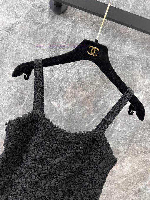 ZT61079 Chanel 25Ss Spring/Summer New Handmade Hook And Flower Knitted Tank Top | Developed By nv7beidr - Image 4