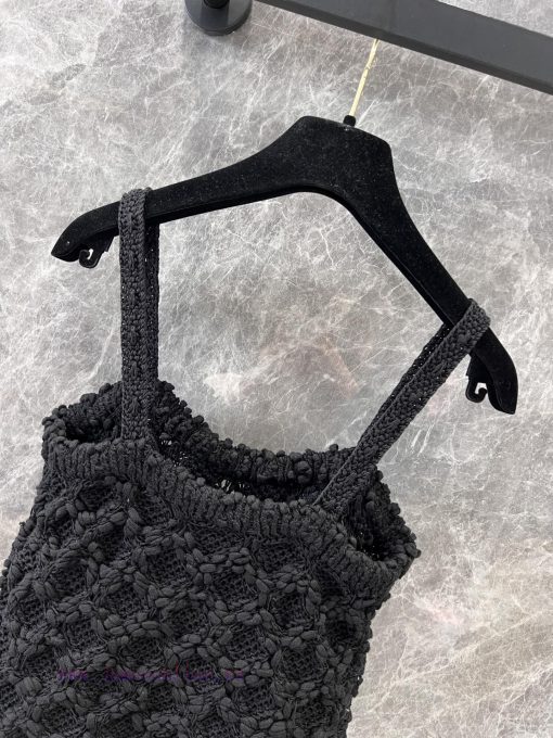 ZT61079 Chanel 25Ss Spring/Summer New Handmade Hook And Flower Knitted Tank Top | Developed By nv7beidr - Image 5
