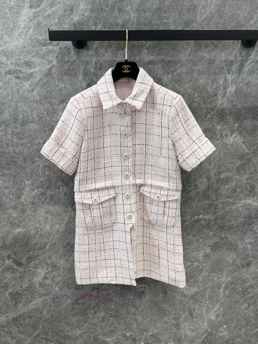 ZW61080 Chanel 25Ss Spring/Summer New Collar Medium To Long Coarse Nylon Coat | YB Developed Im 7r2armqy - Image 2