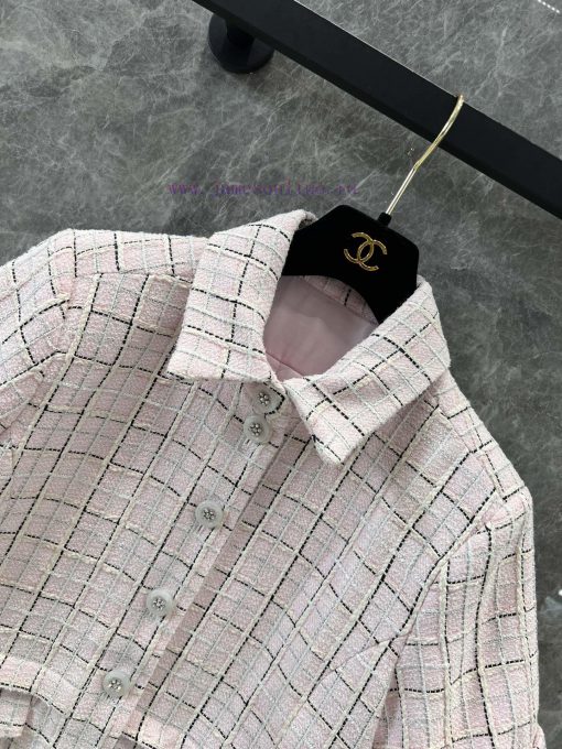ZW61080 Chanel 25Ss Spring/Summer New Collar Medium To Long Coarse Nylon Coat | YB Developed Im 7r2armqy - Image 4
