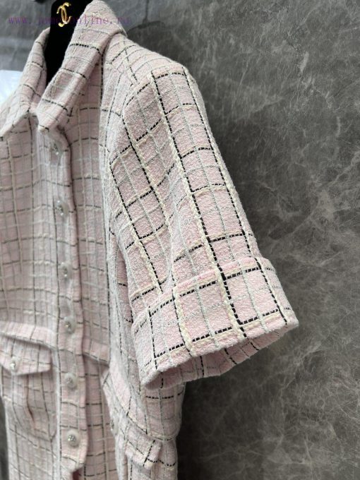 ZW61080 Chanel 25Ss Spring/Summer New Collar Medium To Long Coarse Nylon Coat | YB Developed Im 7r2armqy - Image 7
