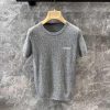 ZT61083 Miumi * 25Ss Summer New Micro Label Hollow Knitted Short Sleeve Top | Developed By Yb T ct3mcxlj