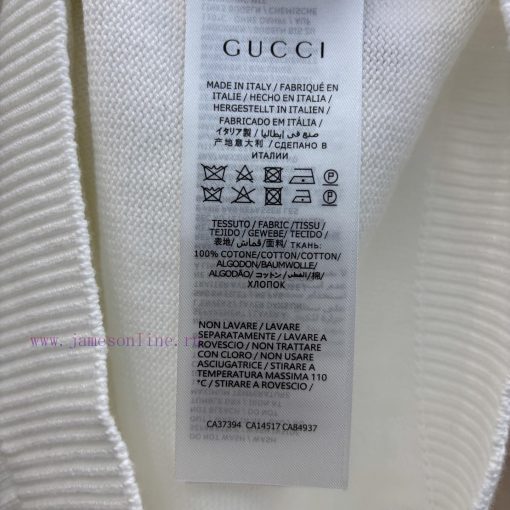CT76232 Gucci 25 Spring/Summer New GG Gucci Hollow Knitted Short Sleeve Color Is Very Suitable w1d7kiwm - Image 9