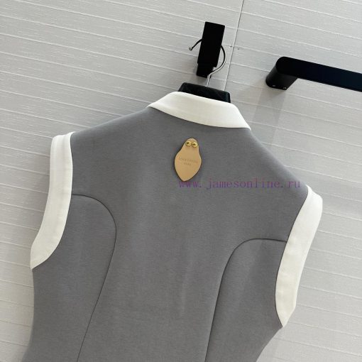 Highly Recommended Is The BW76255 Lou * 25s New Stand Up Collar Color Blocked Vest Top. The Exq h2gybm12 - Image 10