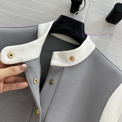 Highly Recommend BL76256 Lou * 25s New Stand Up Collar Color Blocked Vest Dress Exquisite Princ hjs2klwi - Image 5