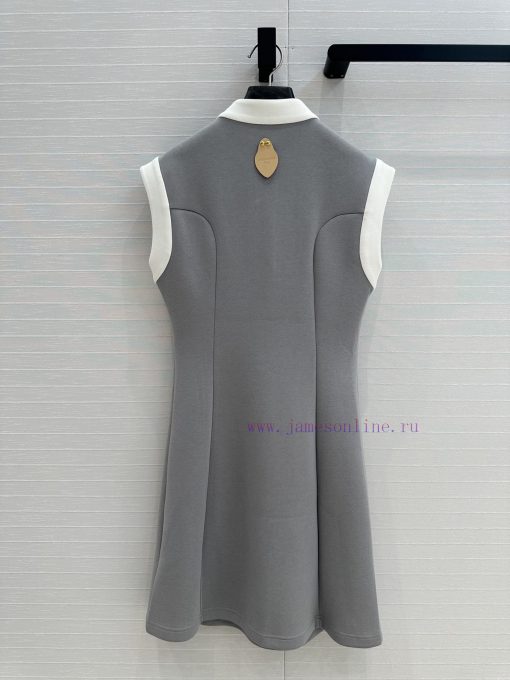 Highly Recommend BL76256 Lou * 25s New Stand Up Collar Color Blocked Vest Dress Exquisite Princ hjs2klwi - Image 9