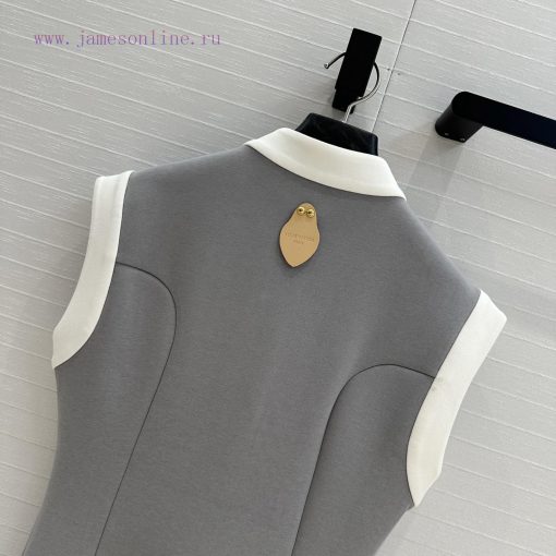 Highly Recommend BL76256 Lou * 25s New Stand Up Collar Color Blocked Vest Dress Exquisite Princ hjs2klwi - Image 10