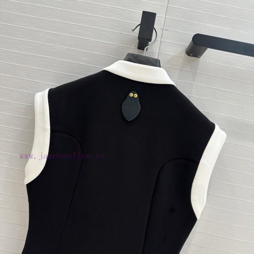 Highly Recommend BL76256 Lou * 25s New Stand Up Collar Color Blocked Vest Dress Exquisite Princ a75logti - Image 10