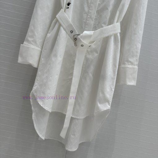 BL76257 Dior 25 Spring/Summer New Product: Tiffany's Vine Pattern Embroidered Shirt Dress With bt2nd2sv - Image 6
