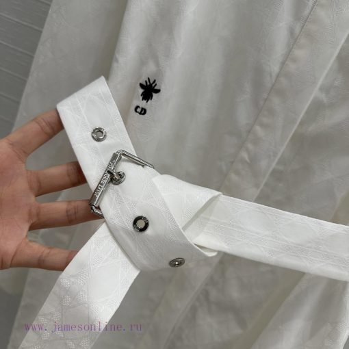 BL76257 Dior 25 Spring/Summer New Product: Tiffany's Vine Pattern Embroidered Shirt Dress With bt2nd2sv - Image 7