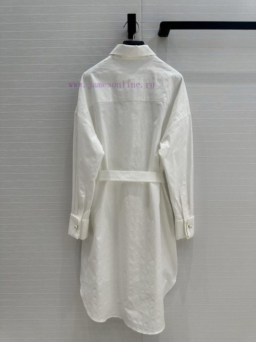 BL76257 Dior 25 Spring/Summer New Product: Tiffany's Vine Pattern Embroidered Shirt Dress With bt2nd2sv - Image 10