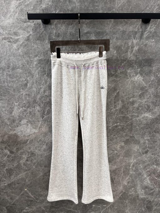 ZK60655 Alo 25ss Spring/Summer New Splice Lace Waist Design Flare Casual Pants | Popular Flare zrvl249v