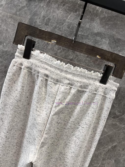 ZK60655 Alo 25ss Spring/Summer New Splice Lace Waist Design Flare Casual Pants | Popular Flare zrvl249v - Image 5