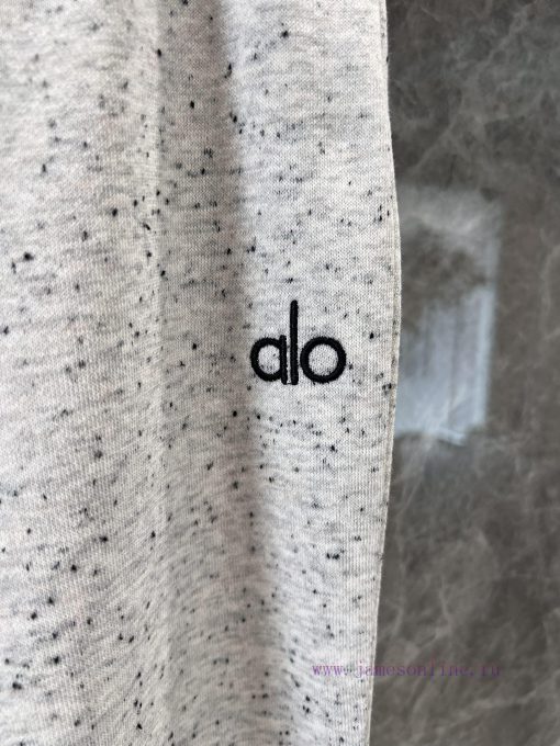 ZK60655 Alo 25ss Spring/Summer New Splice Lace Waist Design Flare Casual Pants | Popular Flare zrvl249v - Image 6