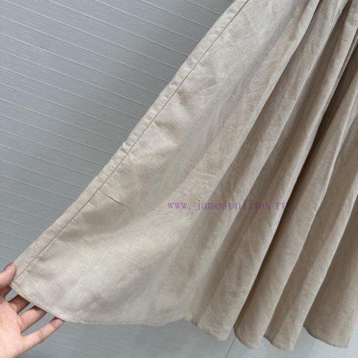 Highly Recommended ️ BB76392 Di * Spring/Summer New Product Cotton And Hemp Long Half Skirt Wit f45fwckz - Image 8